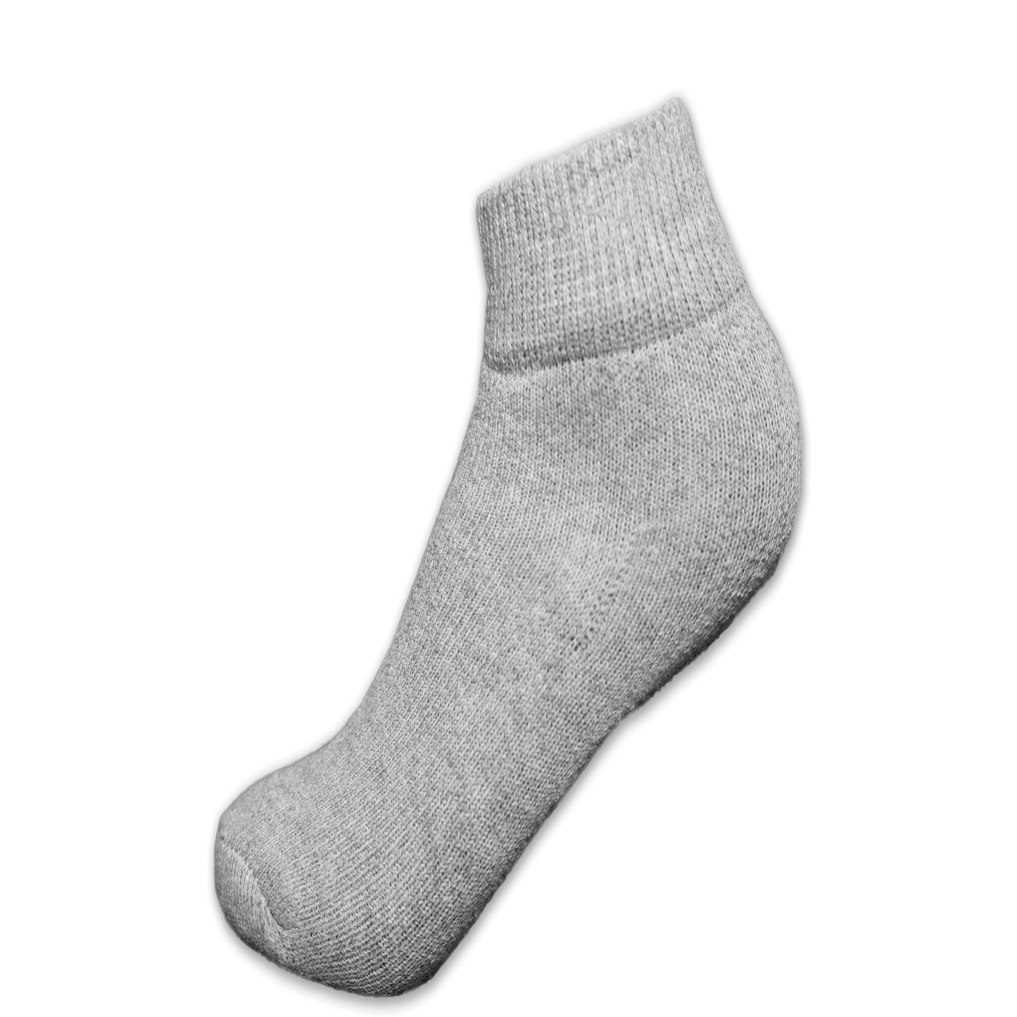 KIDS PLAIN GREY ANKLE SOCKS